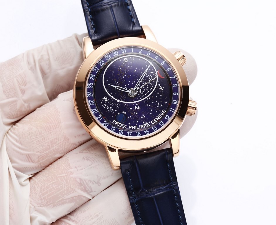 PP.Patek Philippe Star the highest version of the market Function and movement with the same authentic, using Cal.240 pearl tourbillon ultra-thin movement, Patek Philippe Star upgraded Ultimate V5 version! This time to d