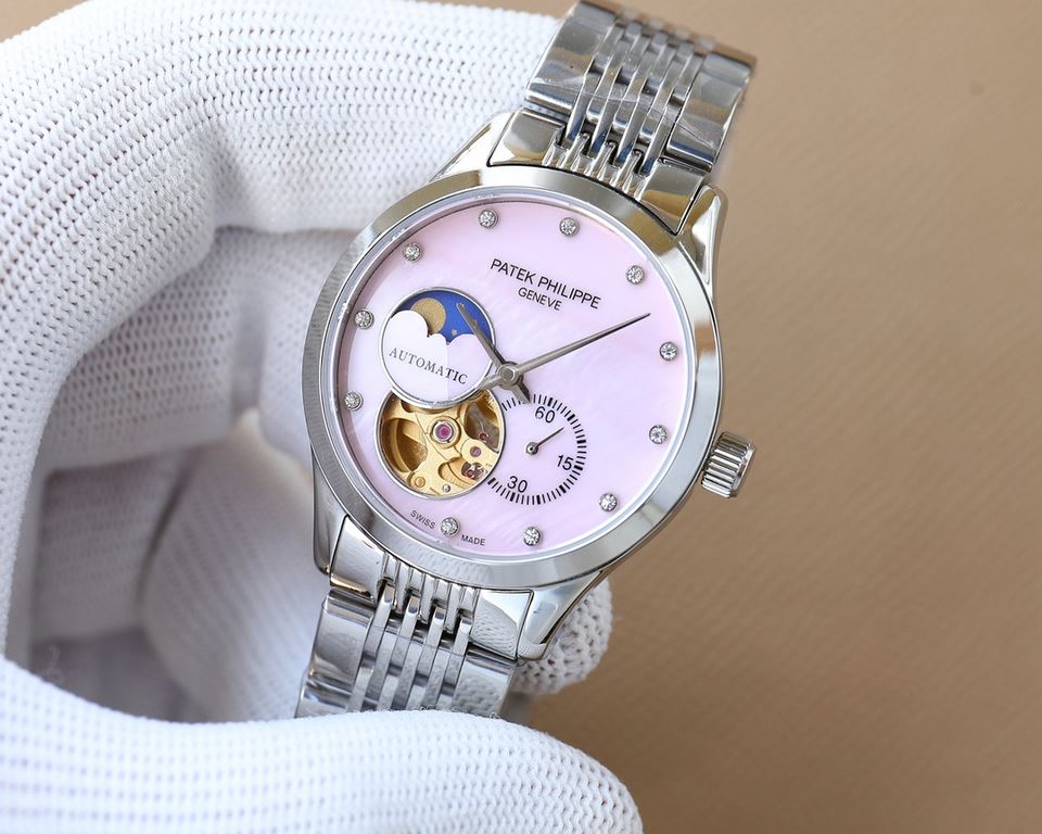 Same.Brand Patek Philippe - PatekPhilippe  Style New ladies' mechanical wristwatchMovement Imported Citizen mechanical movementMirror sapphire glass  top quality products boutique constantly