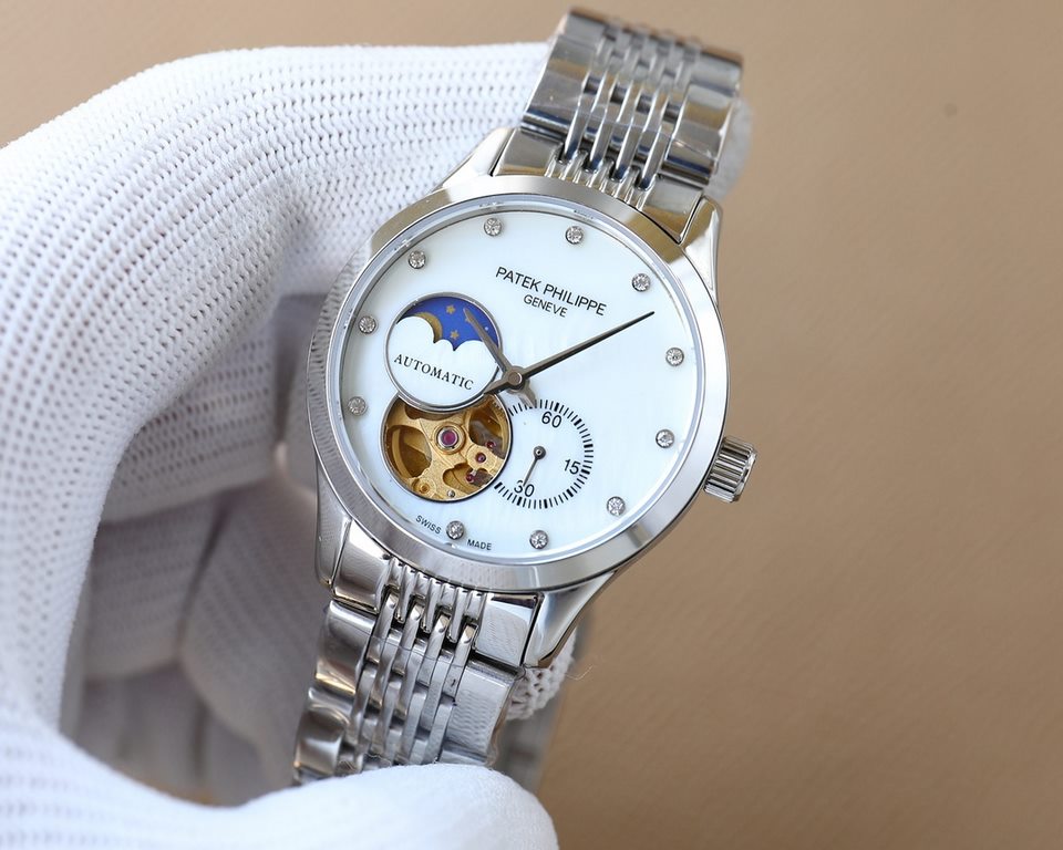 Same.Brand Patek Philippe - PatekPhilippe  Style New ladies' mechanical wristwatchMovement Imported Citizen mechanical movementMirror sapphire glass  top quality products boutique constantly