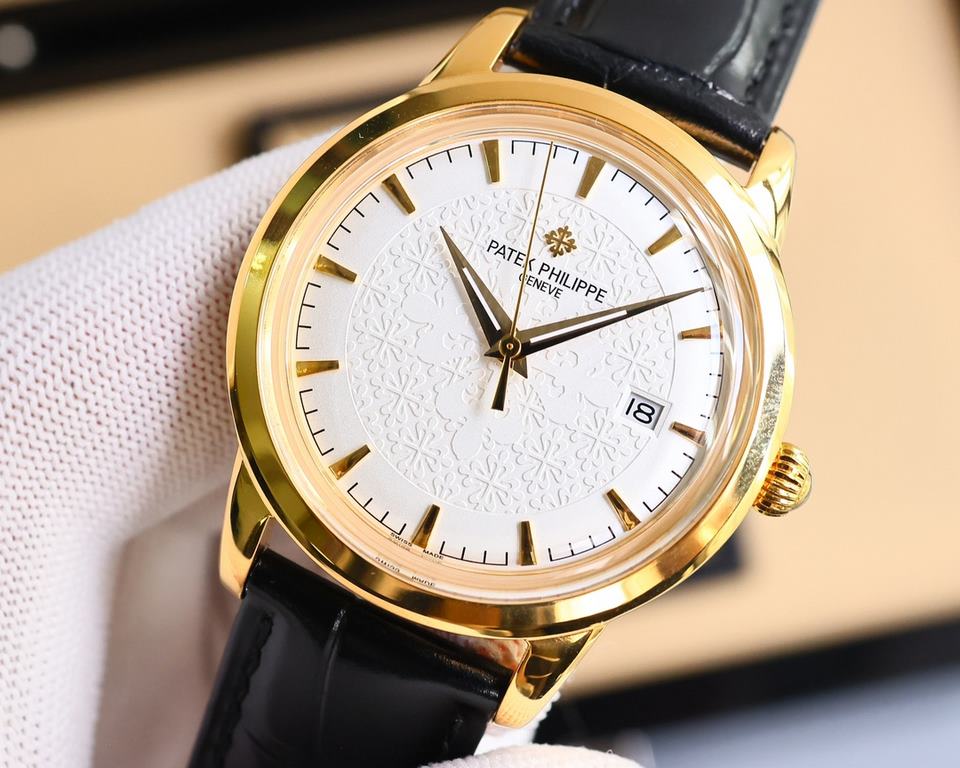 ][Rose][Rose] The original open mold Patek Philippe Classical Collection   took up to eight months! Ultra-thin men's automatic mechanical wristwatch, using the original 9015 movement imported from Japan, 28,800 vibration