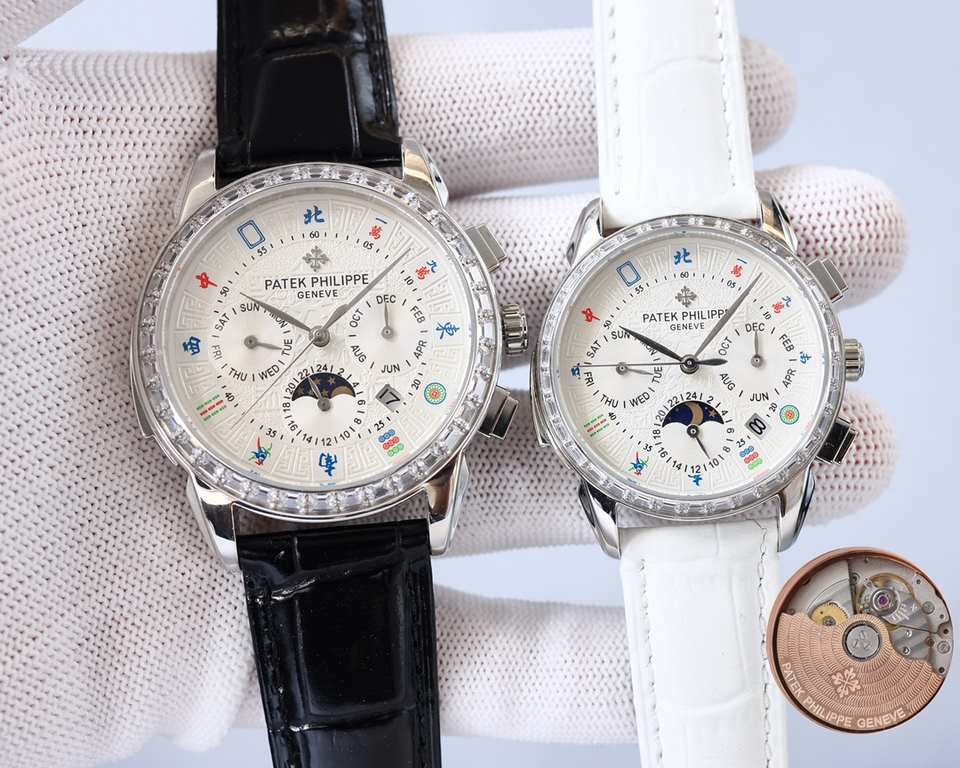 Patek Philippe PATEKPHILIPPE Overseas Edition, 1851 Patek founder Anthony launched mahjong classical couple series of wristwatches, will be a hit, in the London World Expo was selected by the British Queen Victoria, thus