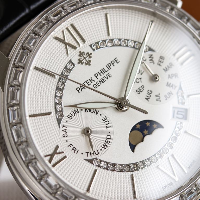 Patek Philippe   The highest version of the multifunctional Haute Horlogerie Automatic! 1  The model is powered by a 9100 multifunction imported mechanical movement! ZERO RETURNS QUALITY   2   The whole case is made of e