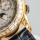 Market exclusive, took 2 years, customized version of the South African diamonds is here, composed of 20 different diamonds, colorful, the buckle is also embellished with 21 diamonds, Patek. Patek Philippe Grande Complic