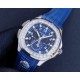 The Patek Philippe AQUANAUT collection is proud to present the first casual-style Dual Time watch - model 5164! With two hour hands (indicating local time and time of origin), a daynight display and a pointer date, the s