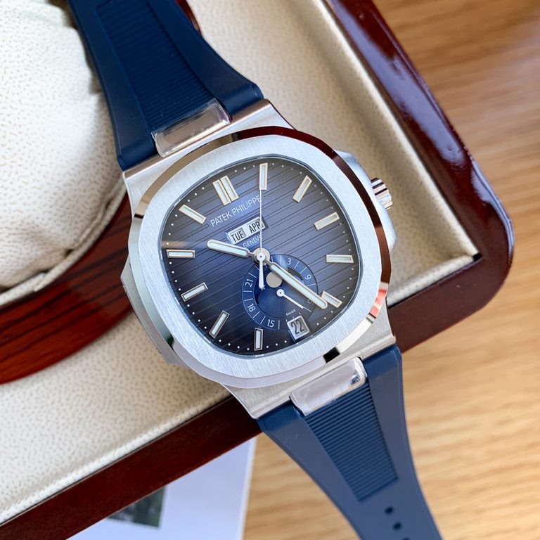 The Patek Philippe Nautilus is a watch with a sturdy construction, a unique personality, and a price tag that is not too expensive compared to other styles of PP. This model doesn't have too many chronograph functions, b