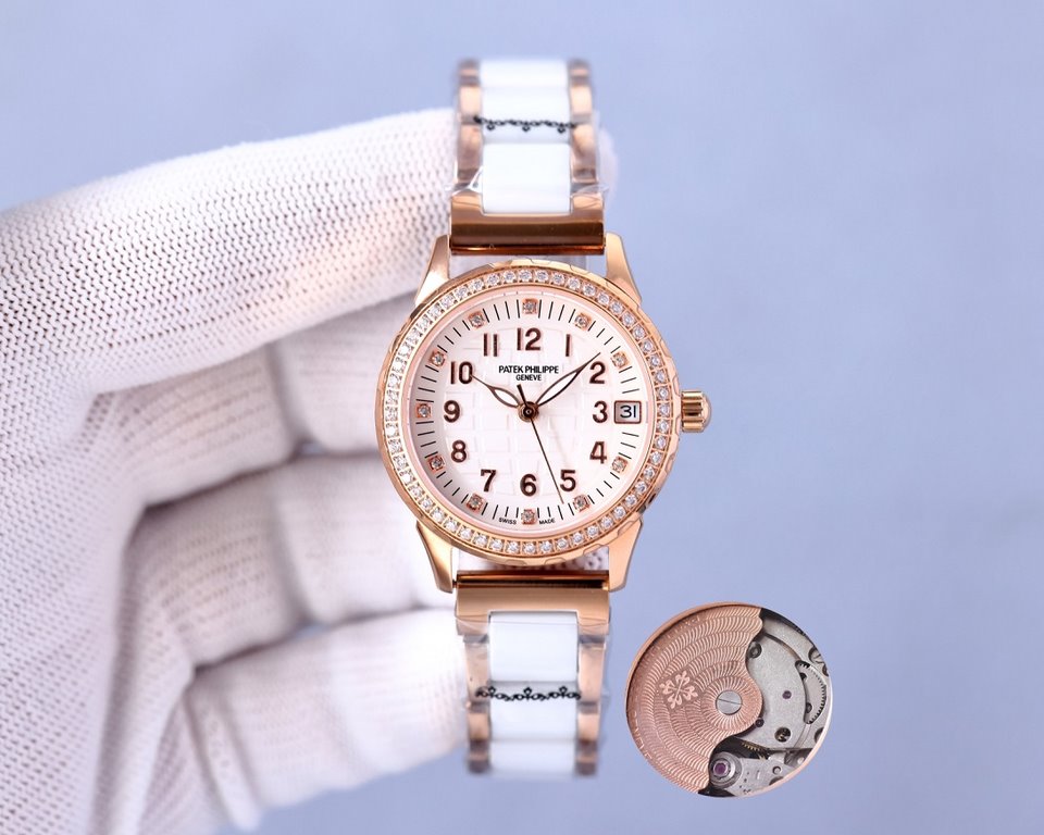 Explosion models recommended - interpretation of the goddess of change, the best women's models of the year Patek Philippe upgraded V8 version of the fashionable women's watch simple three-handed night time super luminou