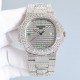 Patek Philippe Nautilus 5711 in white gold is a new and upgraded version of the brand's renowned double-row diamond bezel. Newly upgraded version Double rows of large diamond bezel, the brand's world-renowned super jewel