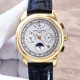 2022 New listing   Patek Philippe (real picture) Patek Philippe The aristocrat's work of art! With imported 9100 kinetic multi-function 7-hand movement (0 repairs) ① Functions (kinetic, 24 hours, day of the week, star, m