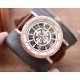 Men's favorite skeleton watch  Newest】：Patek Philippe  Best Design Exclusive First 【Type】：Boutique men's watches[Strap] Genuine cowhide leather strap【Movement】：High-end automatic mechanical movement[Mirror] mineral reinf