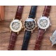 Men's favorite skeleton watch  Newest】：Patek Philippe  Best Design Exclusive First 【Type】：Boutique men's watches[Strap] Genuine cowhide leather strap【Movement】：High-end automatic mechanical movement[Mirror] mineral reinf