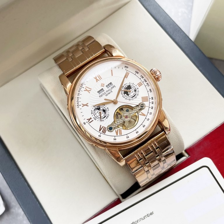 Patek Philippe Patek Philippe boutique men's watches, multi-functional design, noble atmosphere, gentleman style, excellent quality, hot sale all over the city. Adopting automatic mechanical movement, top-grade 316 stain