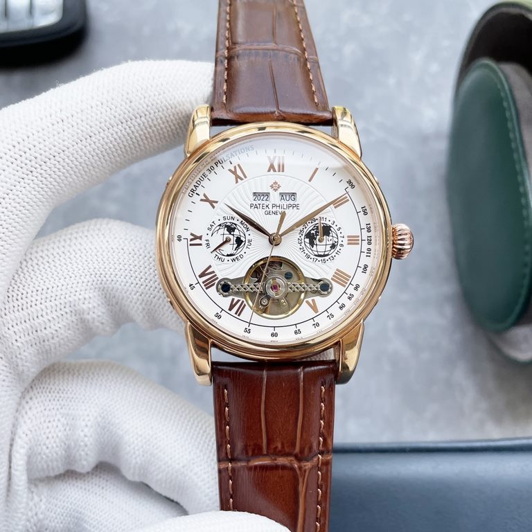 Patek Philippe Patek Philippe boutique men's watches, multi-functional design, noble atmosphere, gentleman style, excellent quality, hot sale all over the city. Adopting automatic mechanical movement, top-grade 316 stain