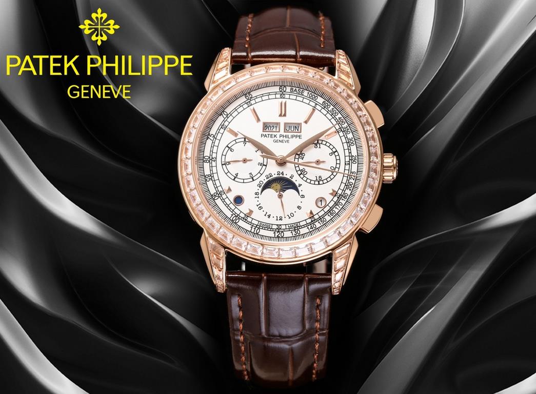 Exclusive to the market, it took 2 years for the customized version of South African diamonds to arrive, consisting of 20 different diamonds with brilliant colors and a buckle embellished with 21 diamonds, the Patek Phil