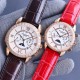 White goldPatek Philippe Patek Philippe Complications Chronograph Collection, Perpetual Calendar Couple's Watch! Little Red Book   Multi-function watch! Equipped with the original imported 9100 moon phase function moveme