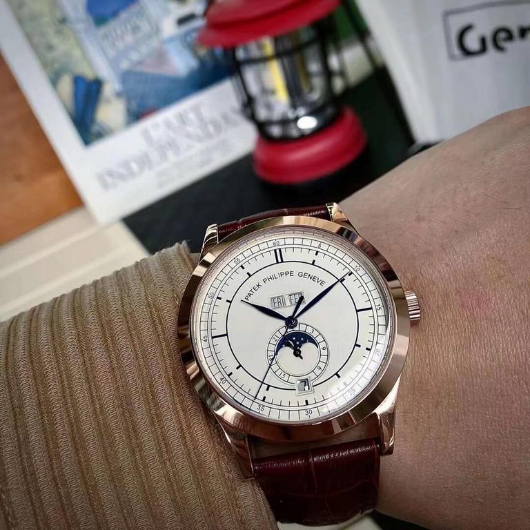 Brand Patek Philippe (multi-function moon phase new, business and leisure) luxury atmosphere Type boutique men's watches (new) Strap genuine cowhide strap (comfortable) Movement advanced mechanical movement (stable) Mate