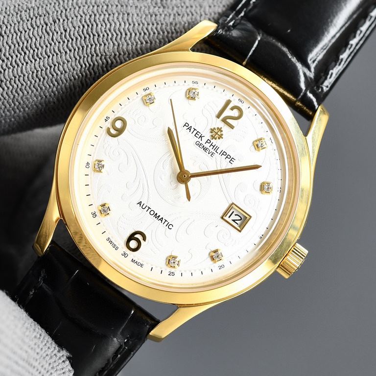 Patek Philippe, hot new style, Patek Philippe new pot cover, taking up to 6 months! Ultra-thin men's automatic mechanical wristwatch, imported original 9015  movement, 28,800 vibrations per hour, zero return  quality, di