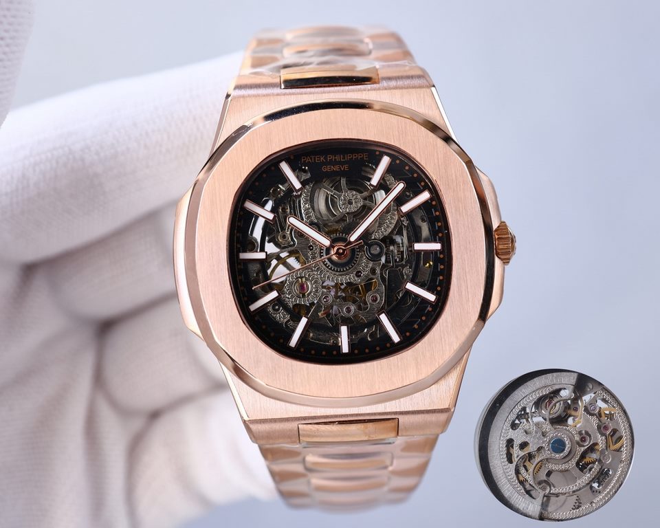 Patek Philippe - Patek.Philippe   boutique men's watches, explosive skeleton design, skillful, unique, noble atmosphere, gentleman style. Adopt automatic mechanical movement, top 316 steel case, mineral super mirror,   t