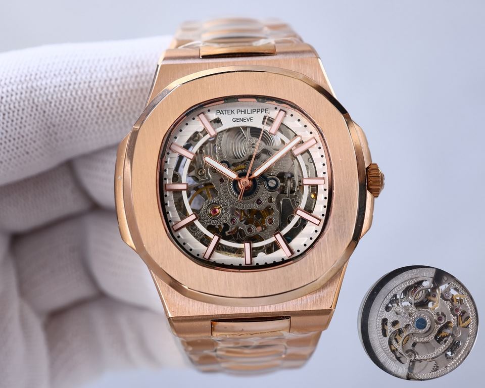 Patek Philippe - Patek.Philippe   boutique men's watches, explosive skeleton design, skillful, unique, noble atmosphere, gentleman style. Adopt automatic mechanical movement, top 316 steel case, mineral super mirror,   t