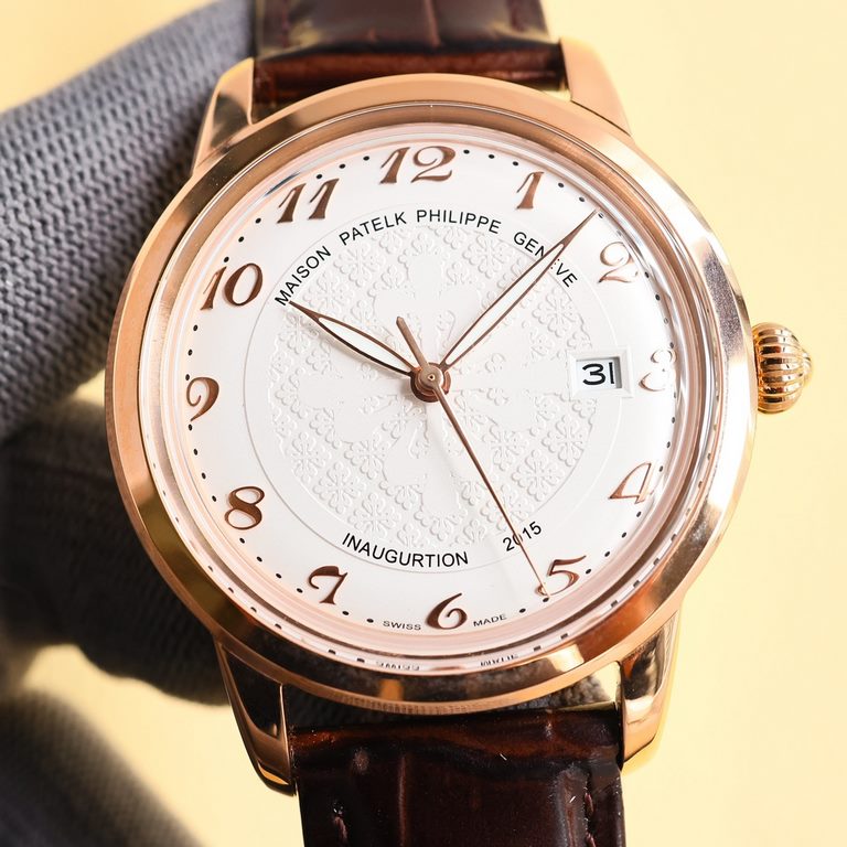 2024 Patek Philippe, hot new style, Patek Philippe new pot cover, took up to 6 months! Ultra-thin men's automatic mechanical wristwatch, using imported original 9015  movement, 28,800 vibrations per hour, zero return  qu