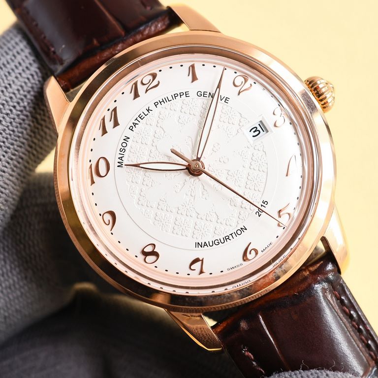 2024 Patek Philippe, hot new style, Patek Philippe new pot cover, took up to 6 months! Ultra-thin men's automatic mechanical wristwatch, using imported original 9015  movement, 28,800 vibrations per hour, zero return  qu