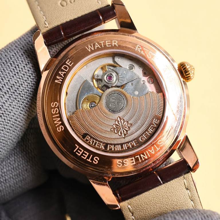 2024 Patek Philippe, hot new style, Patek Philippe new pot cover, took up to 6 months! Ultra-thin men's automatic mechanical wristwatch, using imported original 9015  movement, 28,800 vibrations per hour, zero return  qu