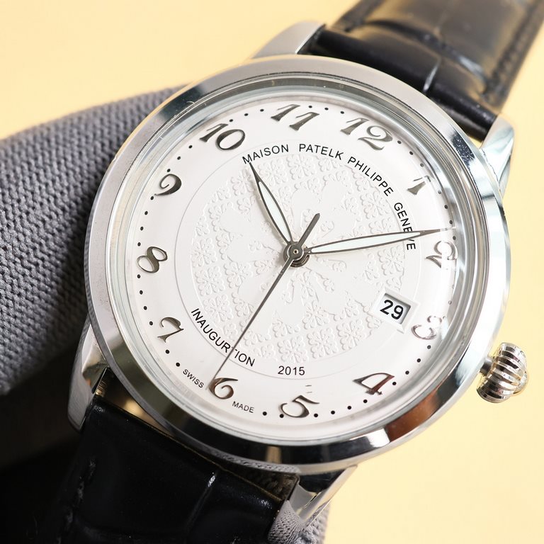 2024 Patek Philippe, hot new style, Patek Philippe new pot cover, took up to 6 months! Ultra-thin men's automatic mechanical wristwatch, using imported original 9015  movement, 28,800 vibrations per hour, zero return  qu