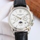 White case TW Taiwan factory 2023 newest masterpiece 】Patek Philippe   Perpetual Calendar Multifunction High-end Watch! Model utilizes 9100 multifunction imported mechanical movement! Zero Returns quality. The entire cas