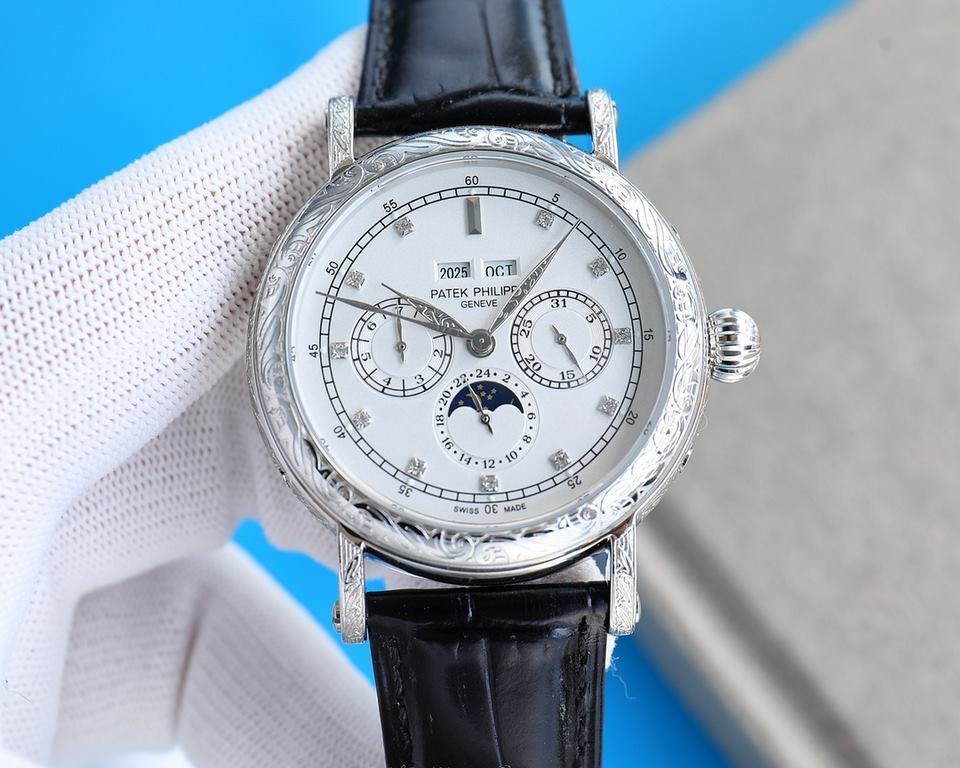 TW New Product A pale and strong iron hook】New product with high value, rustic. Vintage. Craftsmanship!The best collection of the year - Patek Philippe Classic Grande Complication Multifunction Perpetual Calendar Functio