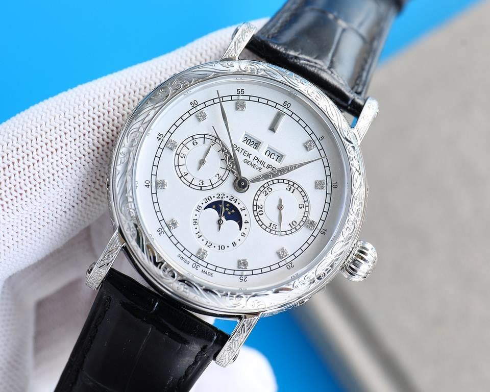 TW New Product A pale and strong iron hook】New product with high value, rustic. Vintage. Craftsmanship!The best collection of the year - Patek Philippe Classic Grande Complication Multifunction Perpetual Calendar Functio