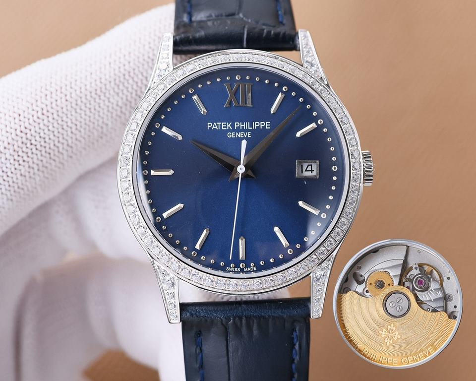 TW sincere, shocking launch of fine aesthetics representative of the work - Patek Philippe classical watch series - 5296. platinum V3 upgrade! The details are upgraded as follows pro diamonds, diamonds, luxury diamonds, 