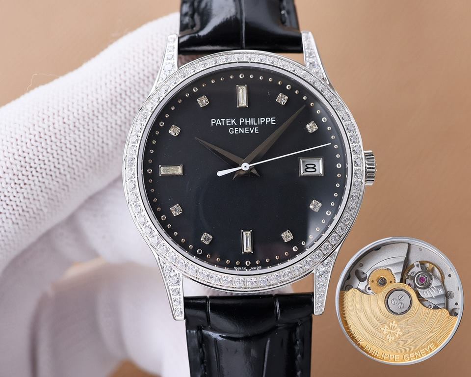 TW sincere, shocking launch of fine aesthetics representative of the work - Patek Philippe classical watch series - 5296. platinum V3 upgrade! The details are upgraded as follows pro diamonds, diamonds, luxury diamonds, 