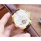 Men's favorite multi-function watch  Newest】：Patek Philippe  Best Design Exclusive First 【Type】：Boutique men's watches[Strap] Genuine cowhide leather strap[Movement] High-end automatic mechanical movement[Mirror] mineral