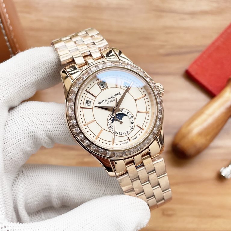 New listing   Patek Philippe Complications Chronograph 5205G face, square crystal diamond   after two years of continuous transformation of the movement and debugging Consistently pursued to the original technology as th