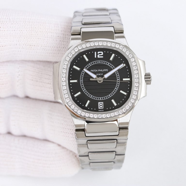 [2024 Super God's work Top version] Patek. Philippe Sport Elegance Nautilus Women's Watch P is strong! Feel free to compare the details1  with customized version 9015 machine change Cal.324sc automatic movement, 45 hours