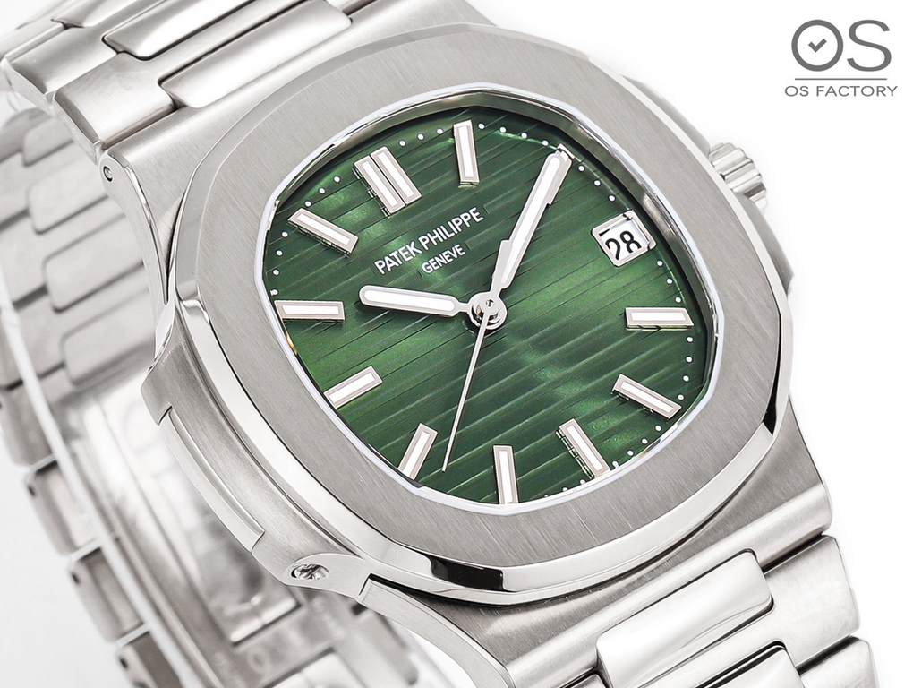 OS Factory V2 version  OSFactory Steel King leading the field of timekeeping, Patek Philippe  Nautilus Nautilus series 57111A the strongest version of the os factory to create an exclusive customized Cal.324 S C upgraded