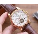 Men's favorite multi-function watch  Newest】：Patek Philippe  Best Design Exclusive First 【Type】：Boutique men's watches[Strap] Genuine cowhide leather strap[Movement] High-end automatic mechanical movement[Mirror] mineral