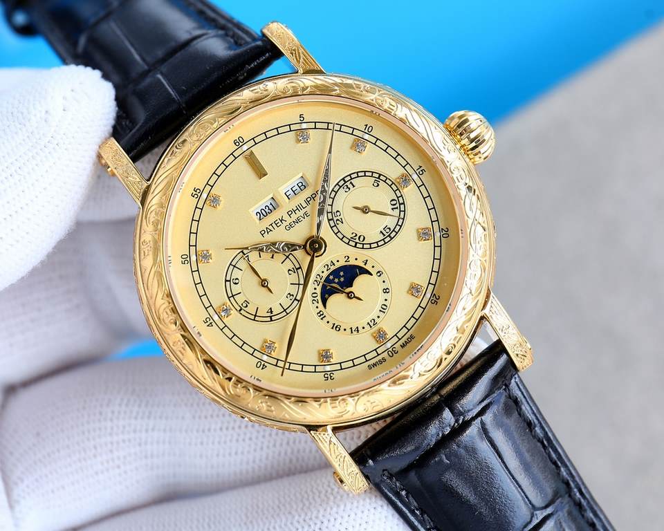 [TW New Product Iron Scribe and Silver Hook, pale and strong] High-value New Product Quaint. Vintage. Craftsmanship!The best collection of the year - Patek Philippe Classic Grande Complication Multifunction Perpetual Cal