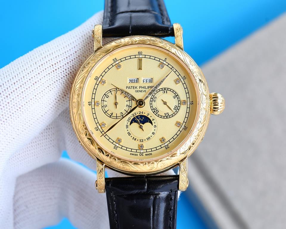 [TW New Product Iron Scribe and Silver Hook, pale and strong] High-value New Product Quaint. Vintage. Craftsmanship!The best collection of the year - Patek Philippe Classic Grande Complication Multifunction Perpetual Cal