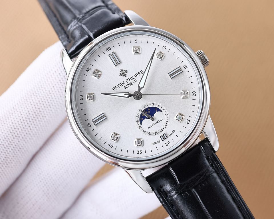 Explosive models and then upgraded]  ② ③       Patek Philippe Patek Philippe men's wristwatches         Patek Philippe Patek Philippe Patek Philippe men's wristwatches. The Moonphase collection, in keeping with Patek Phi