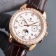 [Rose][Rose] PP latest style Patek Philippe Patek Philippe with imported 9100 multifunctional movement (zero return) functions (24 hours, day of the week, star, month) imported 316 stainless steel! Imported 316 stainless