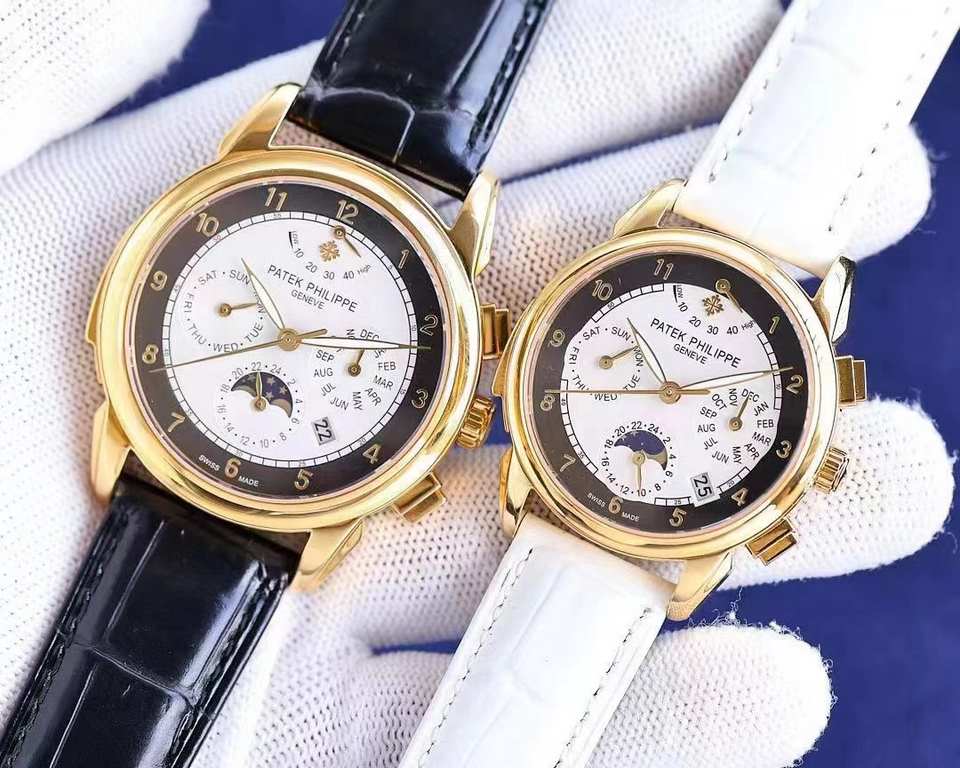 [Rose][Rose] Patek Philippe Patek Philippe Complications Chronograph Collection Shockingly Launched, Perpetual Calendar Couple's Watch! Little Red Book Explosion   Multi-function kinetic 7-hand watch! Details1  equipped 