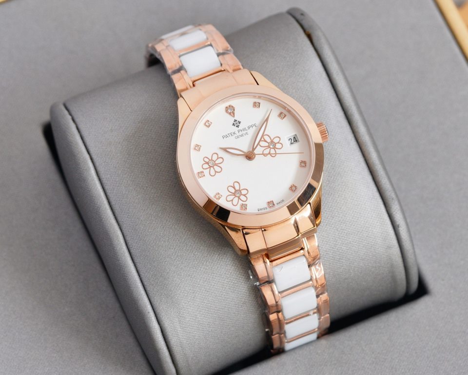 (high concessions on the picture) 2 0 2  2      Patek Philippe Patek Philippe Women's Ceramic Strap,  small red book explosion, PP watch, youthful years, with you Patek!Mirror sapphire crystal glass - scratch-resistantMa