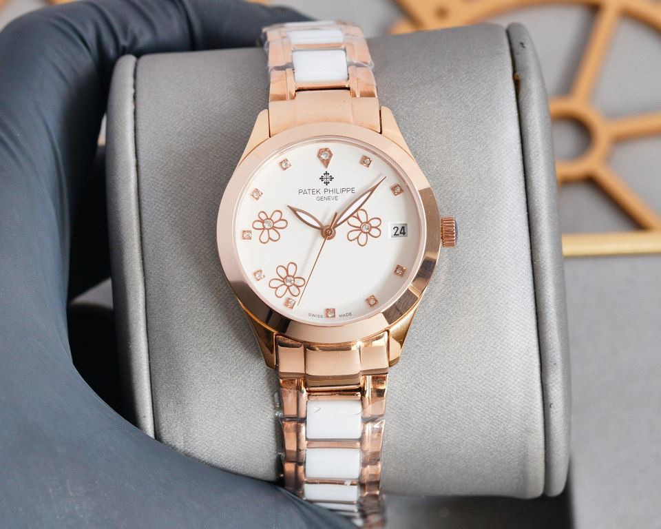 (high concessions on the picture) 2 0 2  2      Patek Philippe Patek Philippe Women's Ceramic Strap,  small red book explosion, PP watch, youthful years, with you Patek!Mirror sapphire crystal glass - scratch-resistantMa