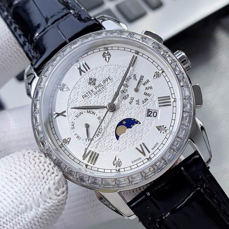 The highest version of the 2020 models Patek Philippe Complications Chronograph Series listed Patek Philippe Aristocratic works of art! Exclusive lettering and high-grade internal shadow logo, with imported 9100 multifun