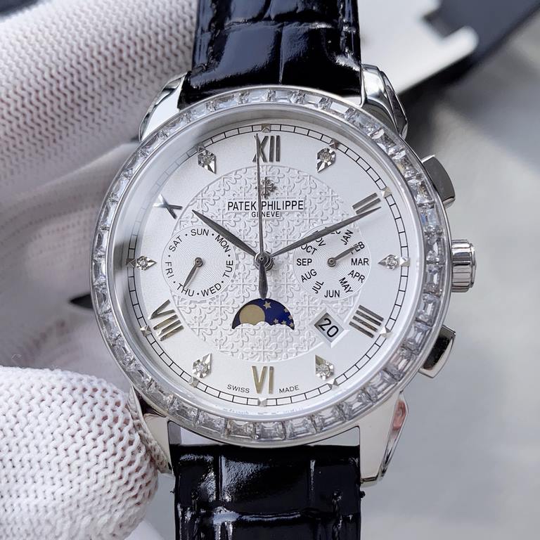 The highest version of the 2020 models Patek Philippe Complications Chronograph Series listed Patek Philippe Aristocratic works of art! Exclusive lettering and high-grade internal shadow logo, with imported 9100 multifun