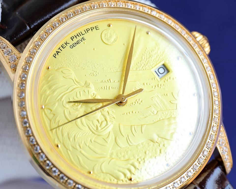 [Rose][Rose][TW Factory2022 Greatest Hits] Patek Philippe's latest model [Return of the King! The tiger is powerful! The Year of the Tiger!] The super watch is coming strong!1 Ultra-thin case, 40mm in diameter and 8.8mm 