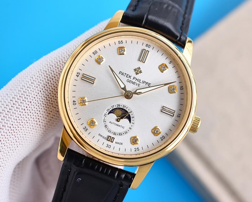 Explosive models and then upgraded]  ② ③       Patek Philippe Patek Philippe men's wristwatches         Patek Philippe Patek Philippe Patek Philippe men's wristwatches. The Moonphase collection, in keeping with Patek Phi