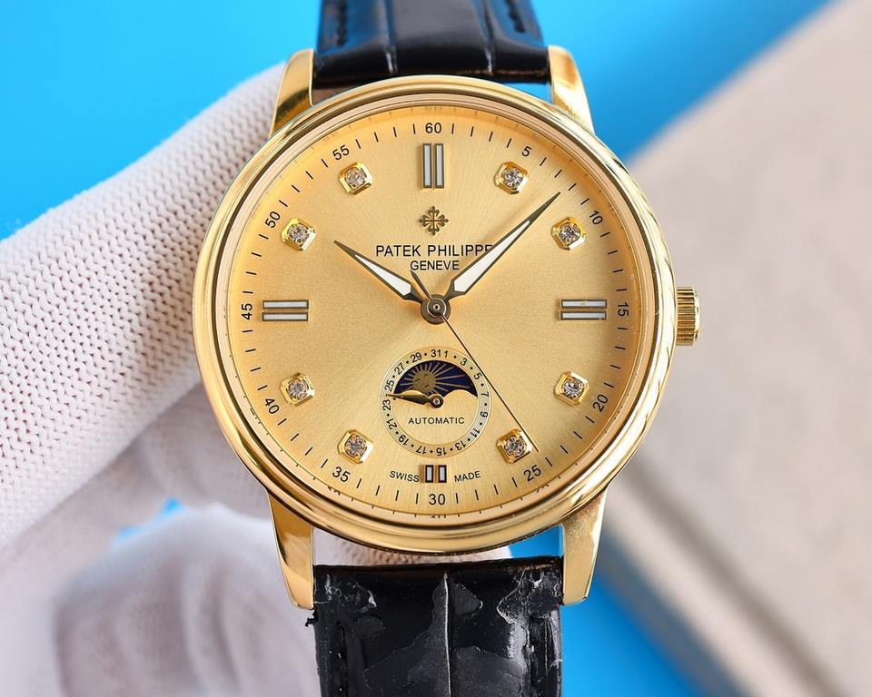 Explosive models and then upgraded]  ② ③       Patek Philippe Patek Philippe men's wristwatches         Patek Philippe Patek Philippe Patek Philippe men's wristwatches. The Moonphase collection, in keeping with Patek Phi