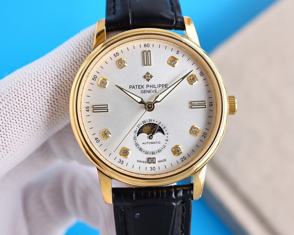 Explosive models and then upgraded]  ② ③       Patek Philippe Patek Philippe men's wristwatches         Patek Philippe Patek Philippe Patek Philippe men's wristwatches. The Moonphase collection, in keeping with Patek Phi