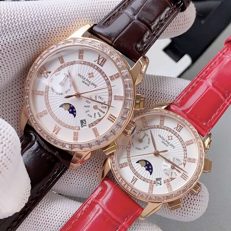 Preferred Goods      Exclusive Research and Development Patek Philippe Complications Chronograph Collection Launched  Patek Philippe Perpetual Calendar Couple's Watch! Xiaohongshu explosive [love] multi-function watch Of